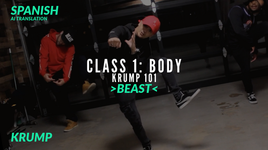 Beast | Krump 101 V1 - Body | Spanish